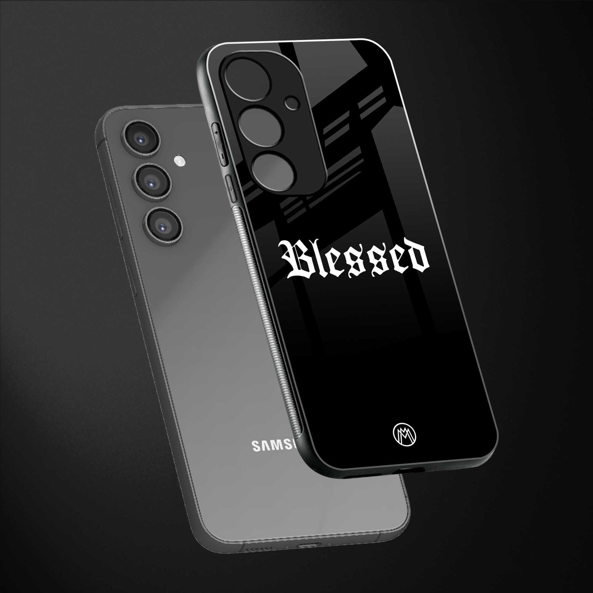blessed back phone cover | glass case for samsung galaxy s23 fe 5g