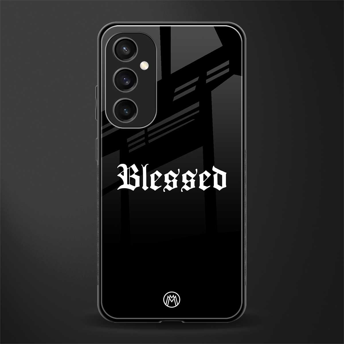 blessed back phone cover | glass case for samsung galaxy s23 fe 5g