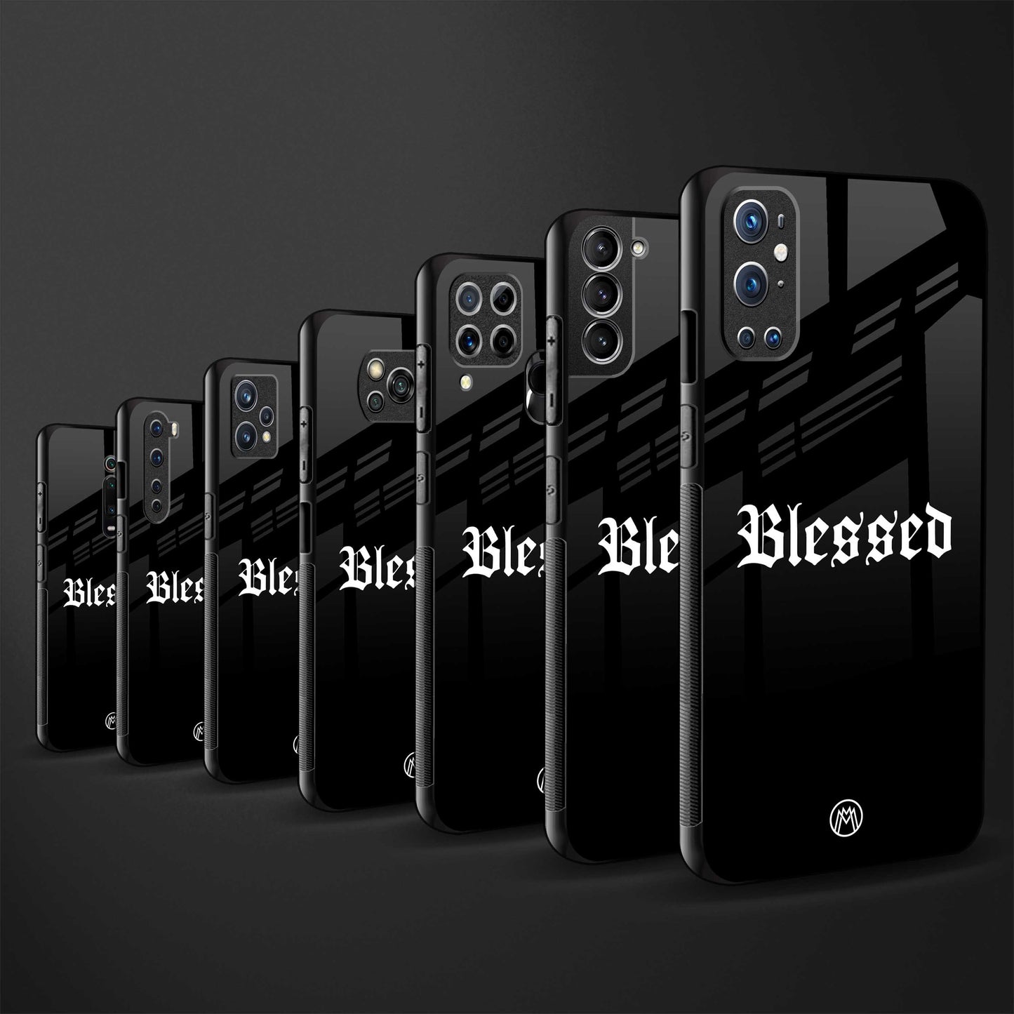 blessed back phone cover | glass case for vivo y22