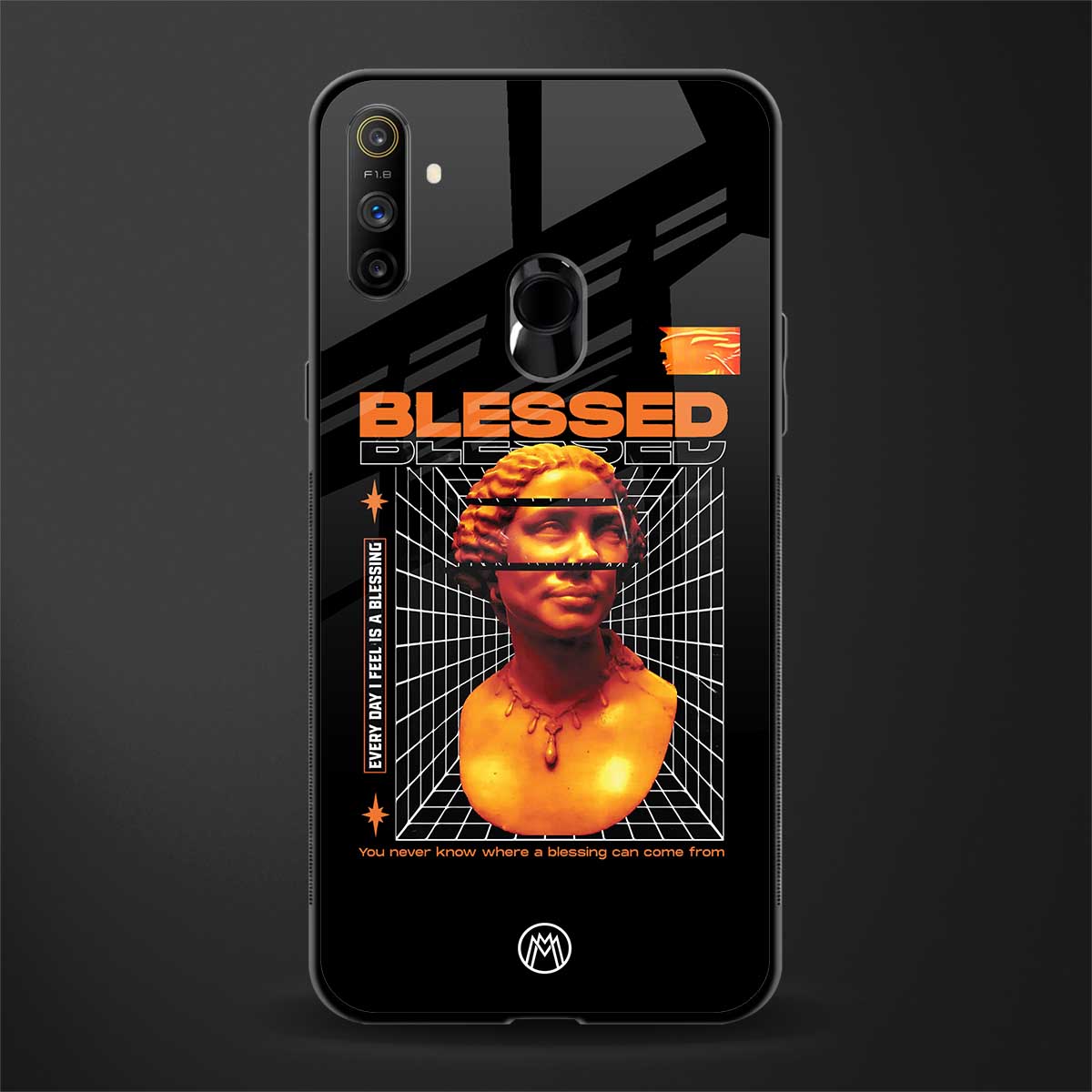 blessing glass case for realme narzo 10a image