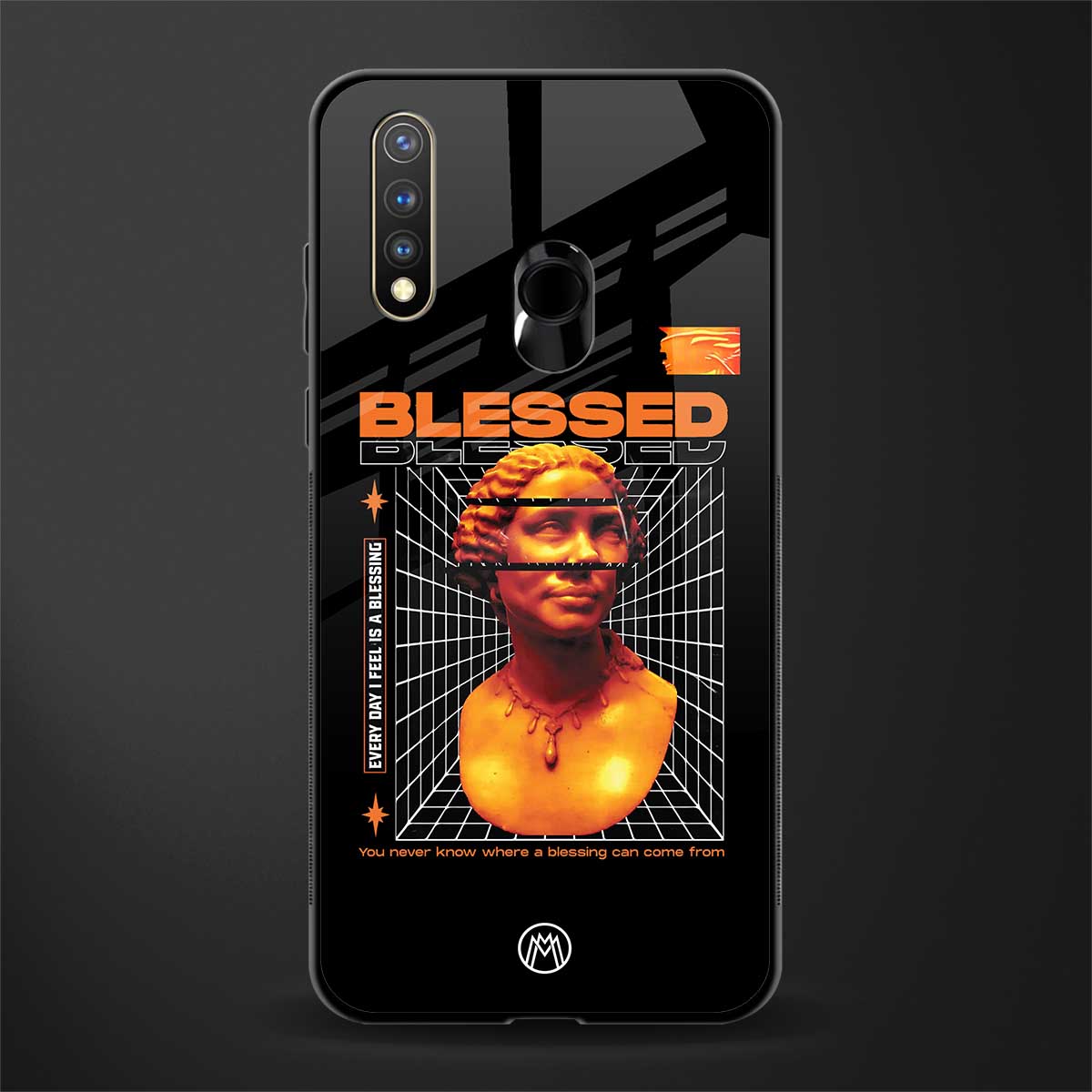 blessing glass case for vivo u20 image