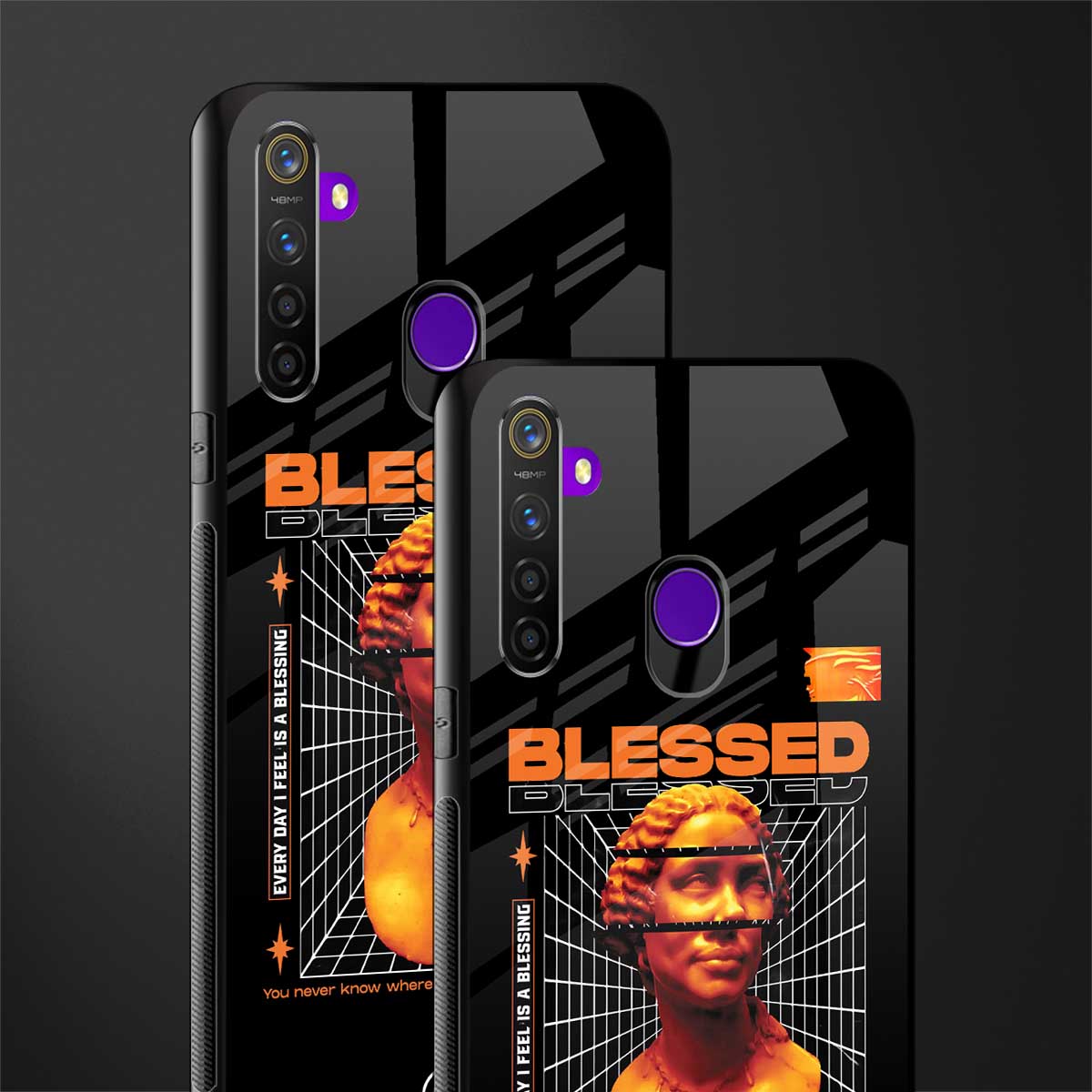blessing glass case for realme 5s image-2