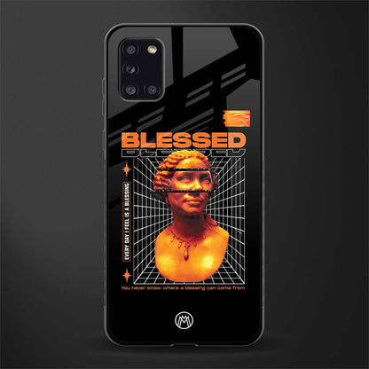 blessing glass case for samsung galaxy a31 image