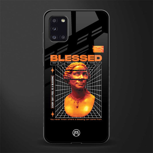 blessing glass case for samsung galaxy a31 image