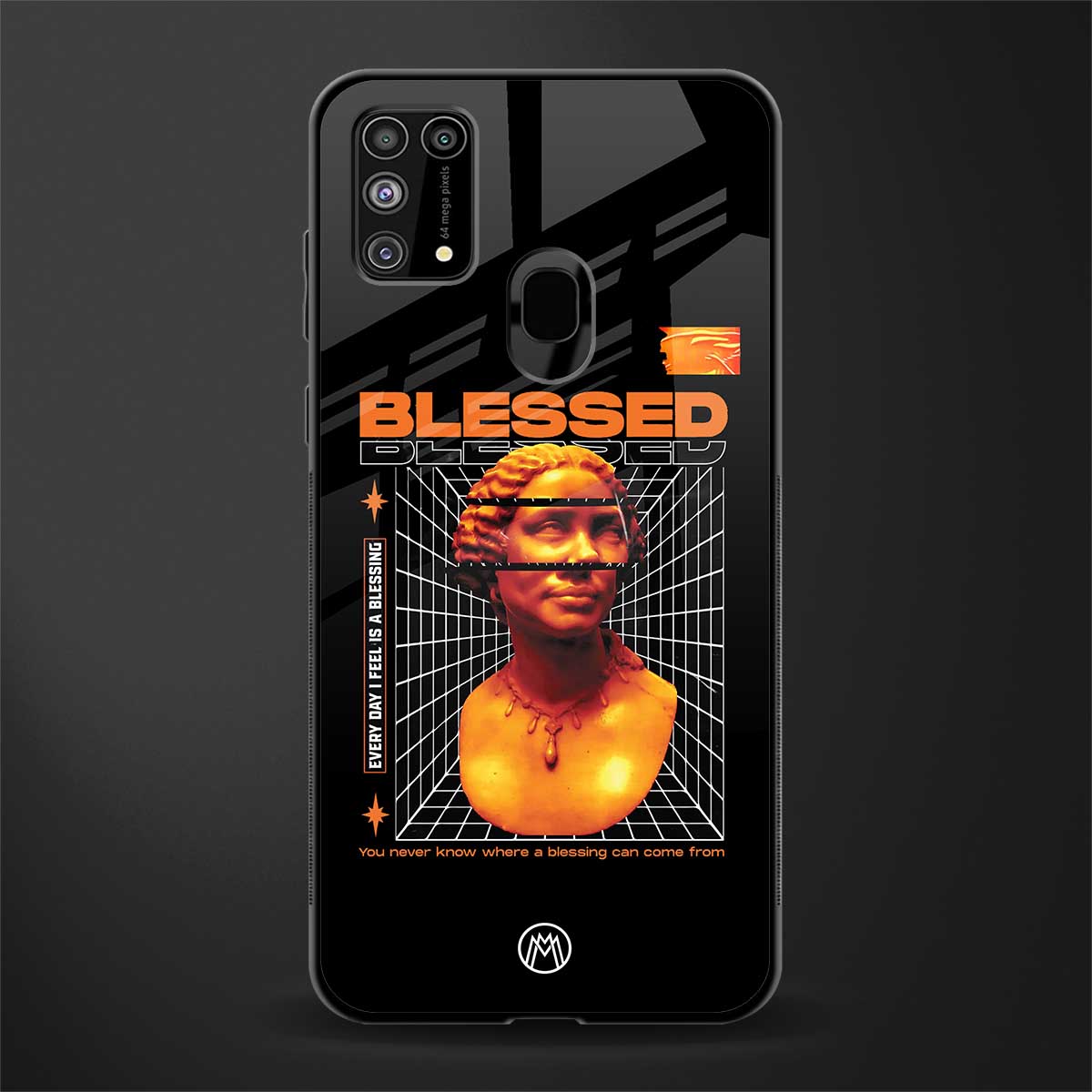 blessing glass case for samsung galaxy m31 prime edition image