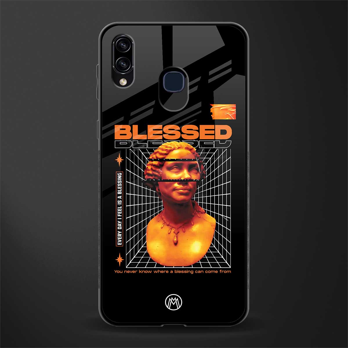 blessing glass case for samsung galaxy a20 image