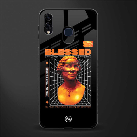 blessing glass case for samsung galaxy a20 image