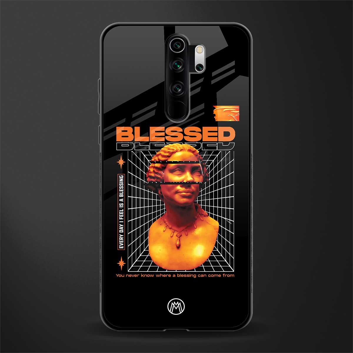 blessing glass case for redmi note 8 pro image