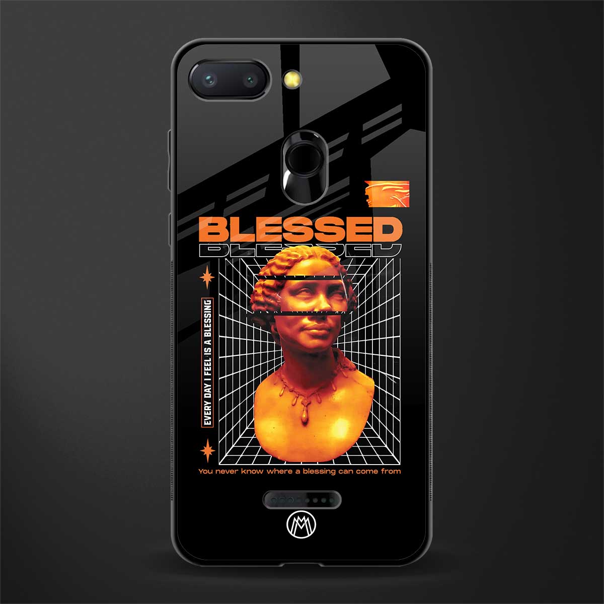 blessing glass case for redmi 6 image