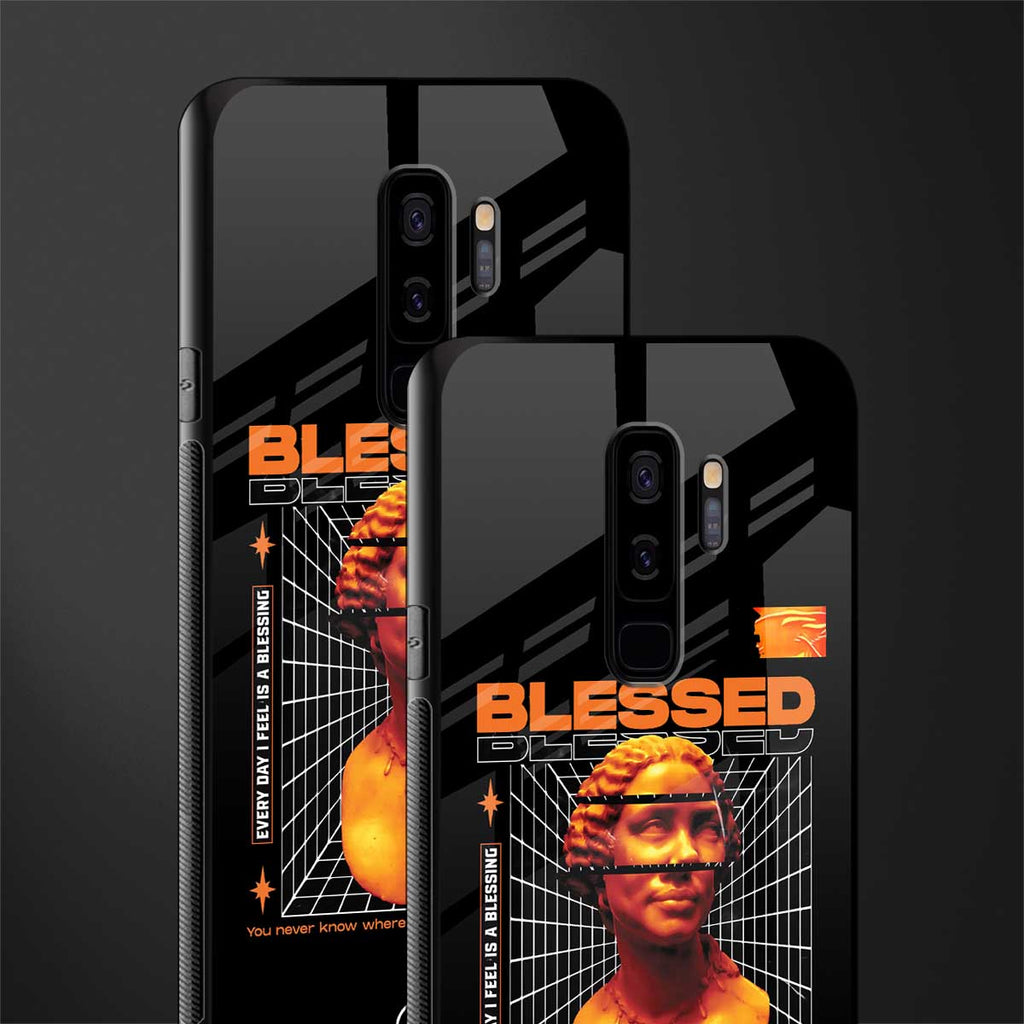 blessing glass case for samsung galaxy s9 plus image-2