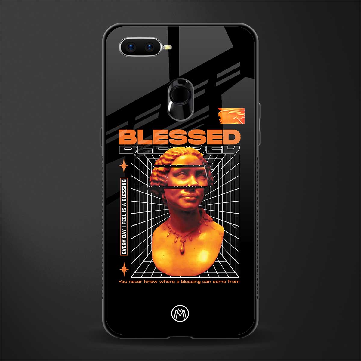 blessing glass case for realme u1 image