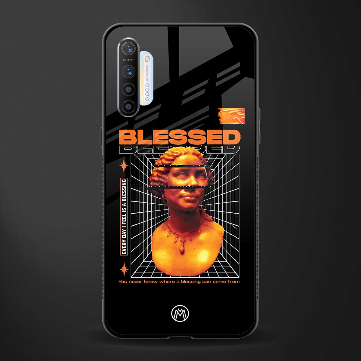 blessing glass case for realme xt image