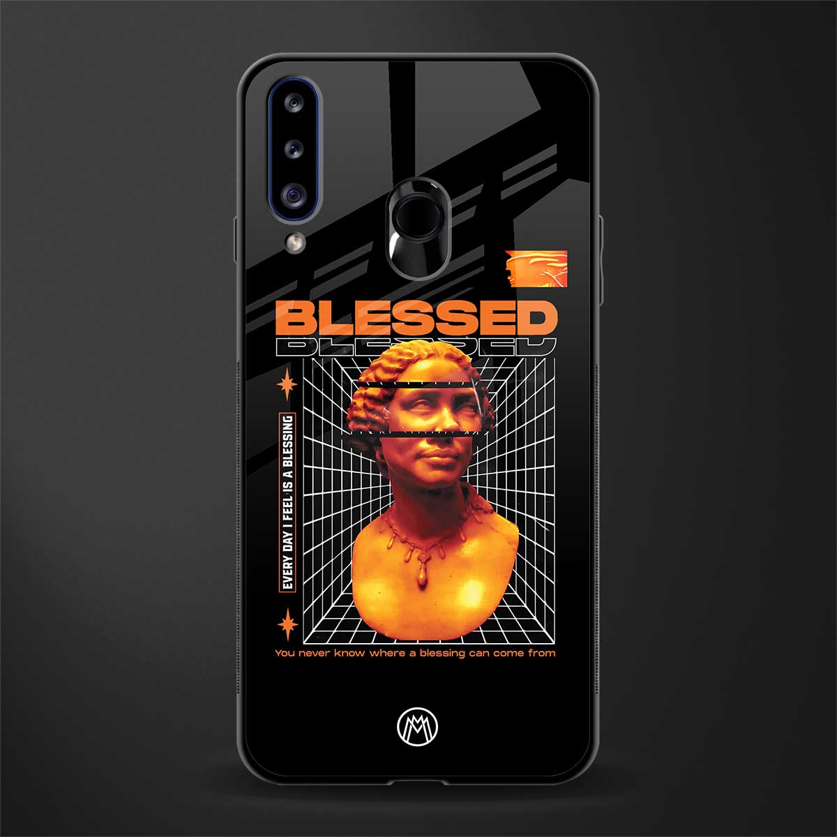 blessing glass case for samsung galaxy a20s image