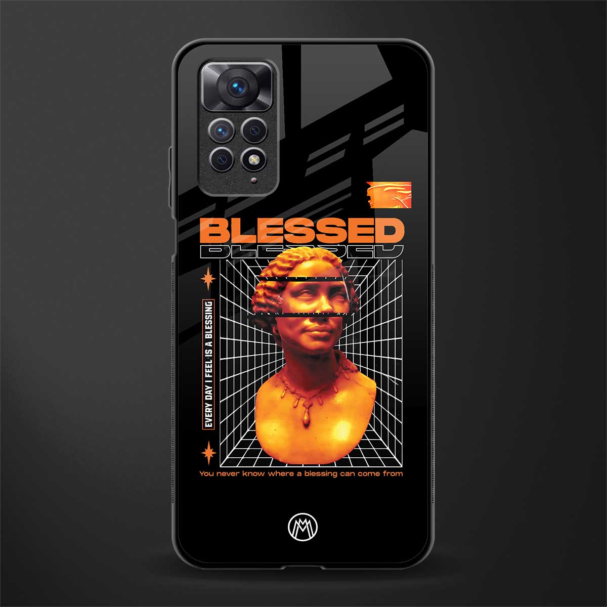 blessing glass case for redmi note 11s image