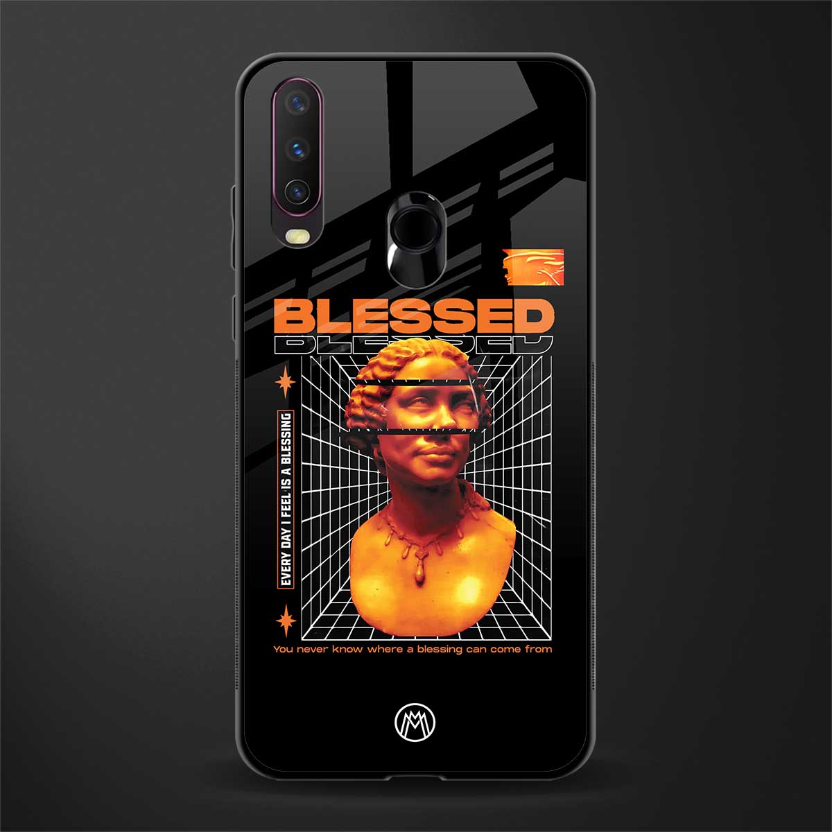 blessing glass case for vivo y12 image