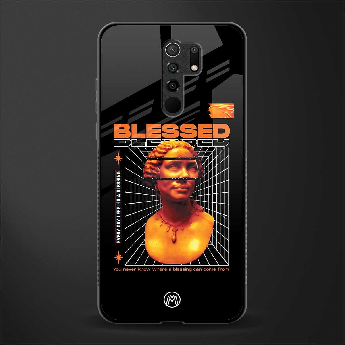 blessing glass case for poco m2 image