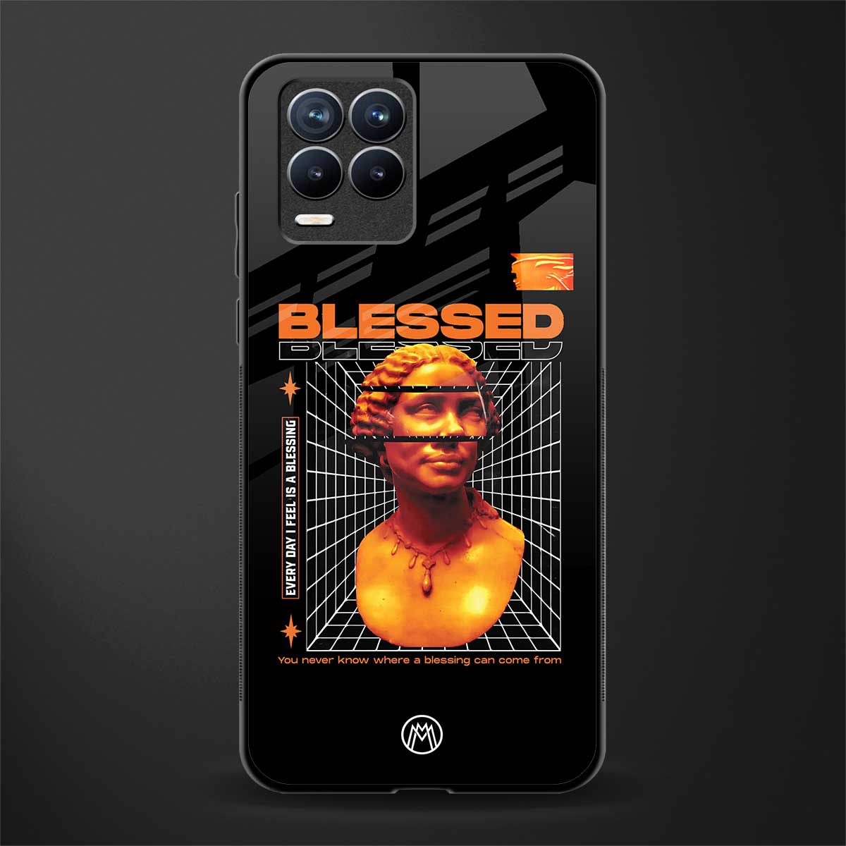 blessing glass case for realme 8 pro image