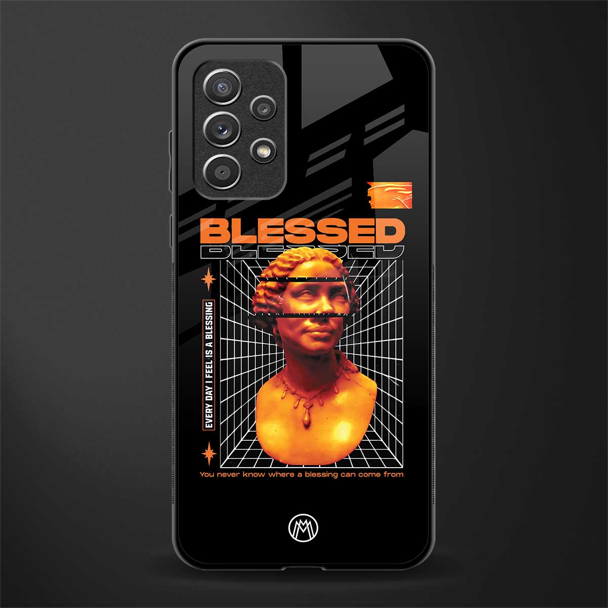 blessing glass case for samsung galaxy a72 image