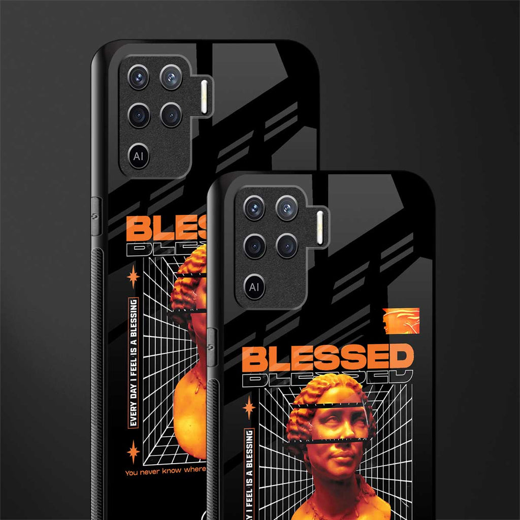 blessing glass case for oppo f19 pro image-2