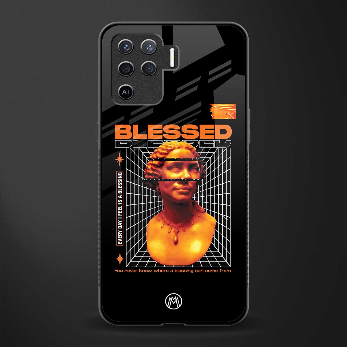 blessing glass case for oppo f19 pro image