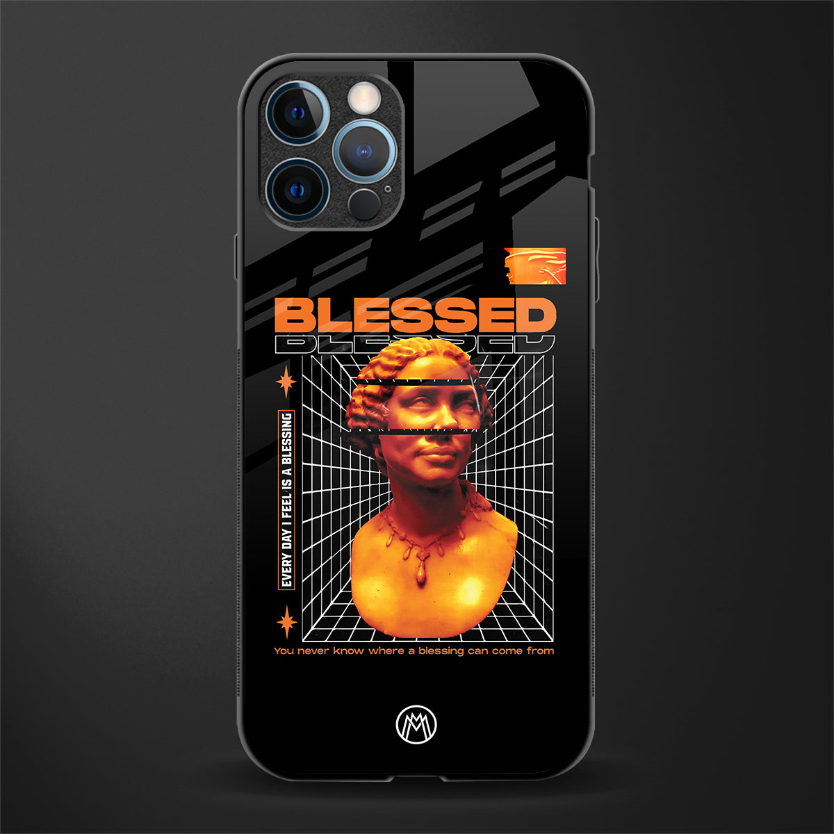 blessing glass case for iphone 12 pro max image