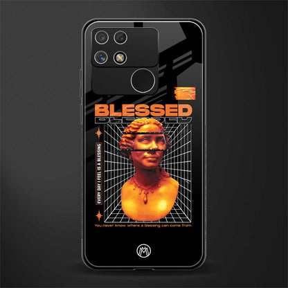 blessing back phone cover | glass case for realme narzo 50a