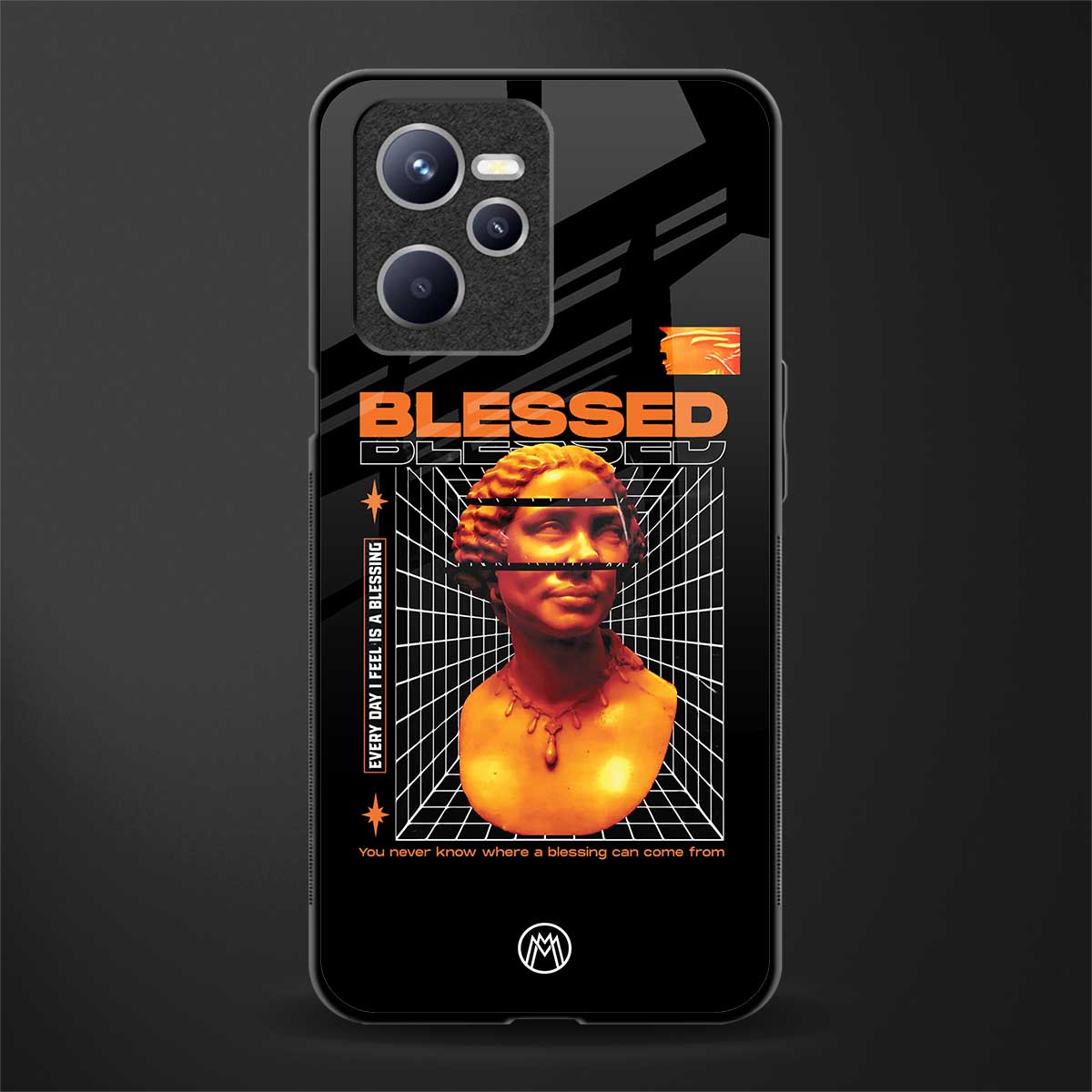 blessing glass case for realme c35 image