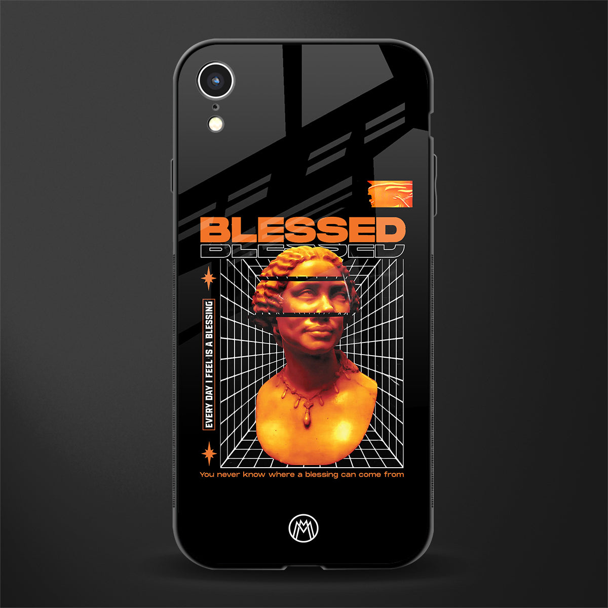 blessing glass case for iphone xr image
