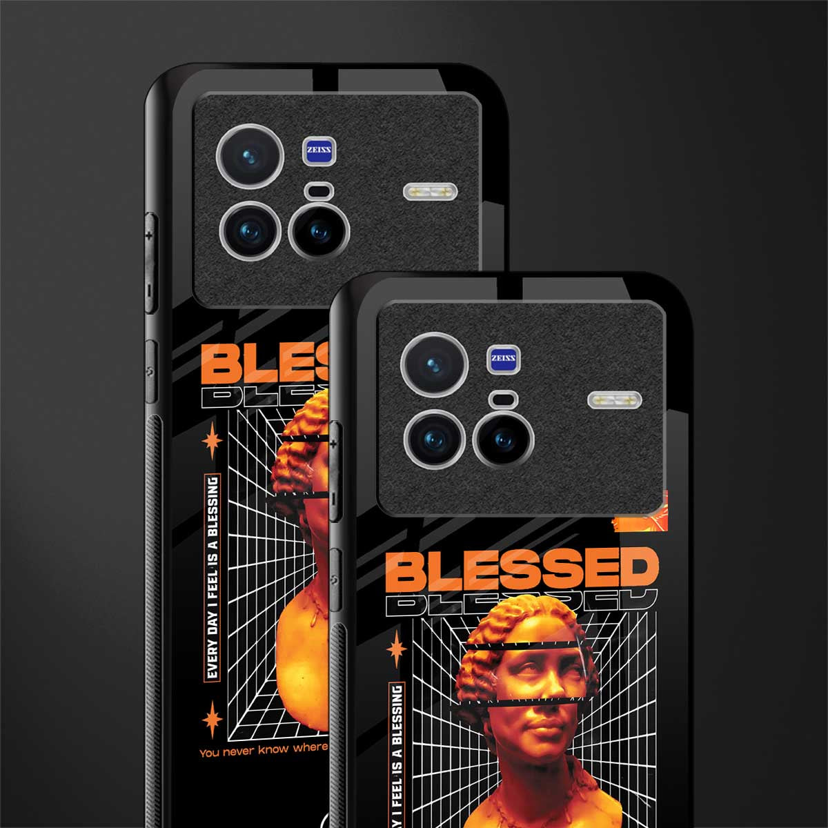 blessing glass case for vivo x80 image-2