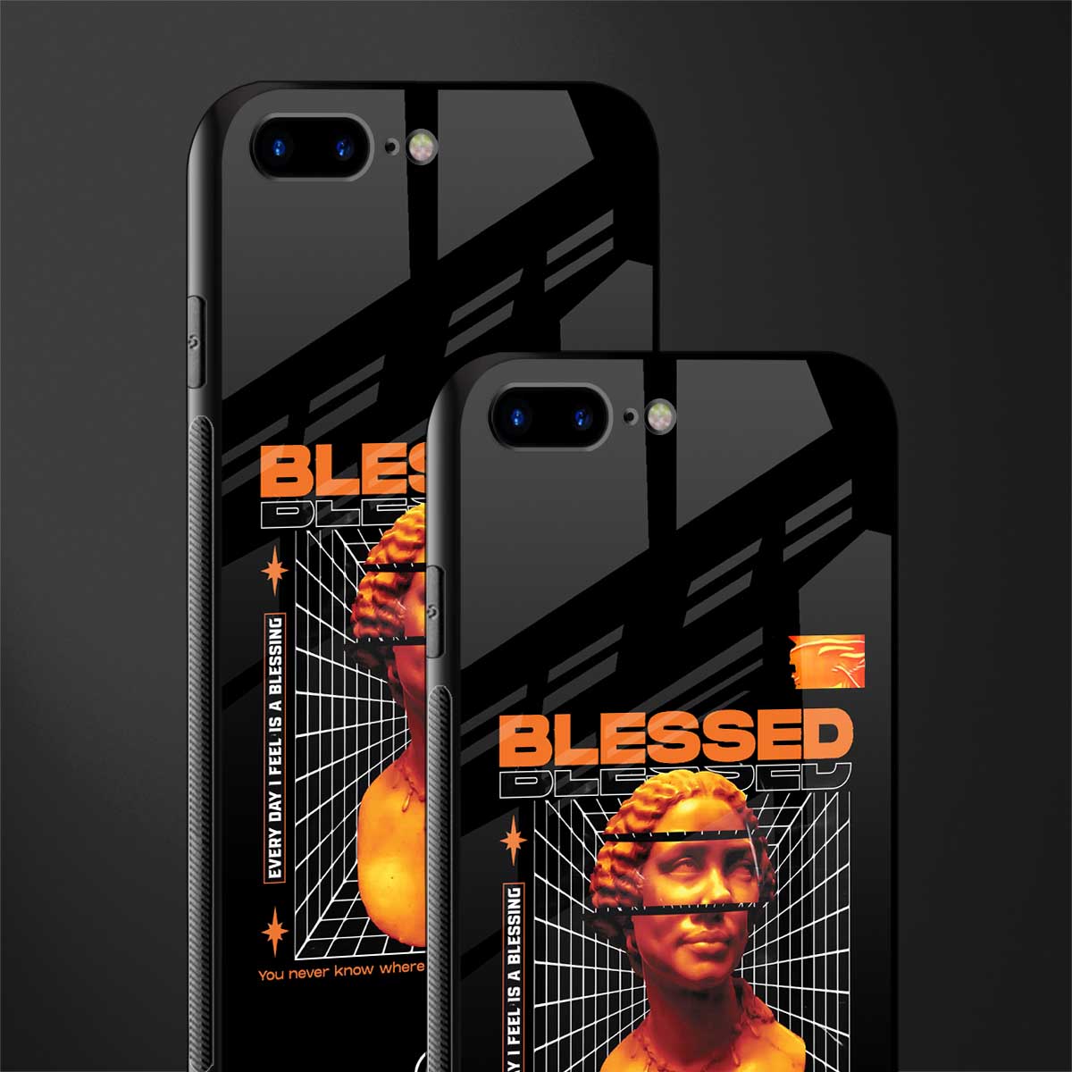 blessing glass case for iphone 7 plus image-2