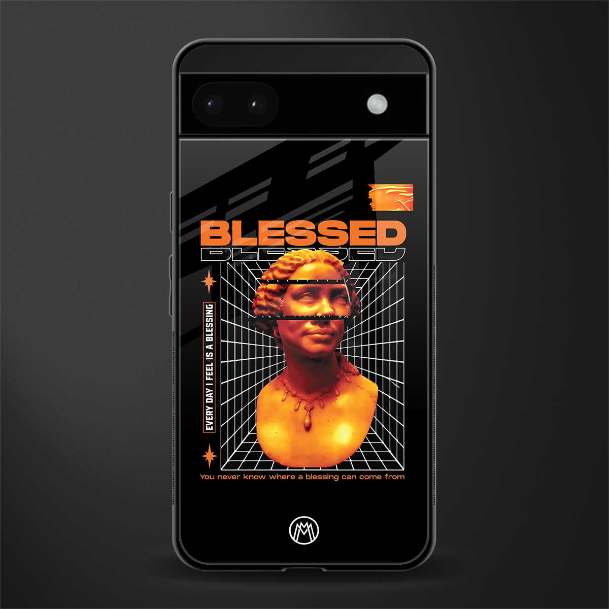 blessing back phone cover | glass case for google pixel 6a