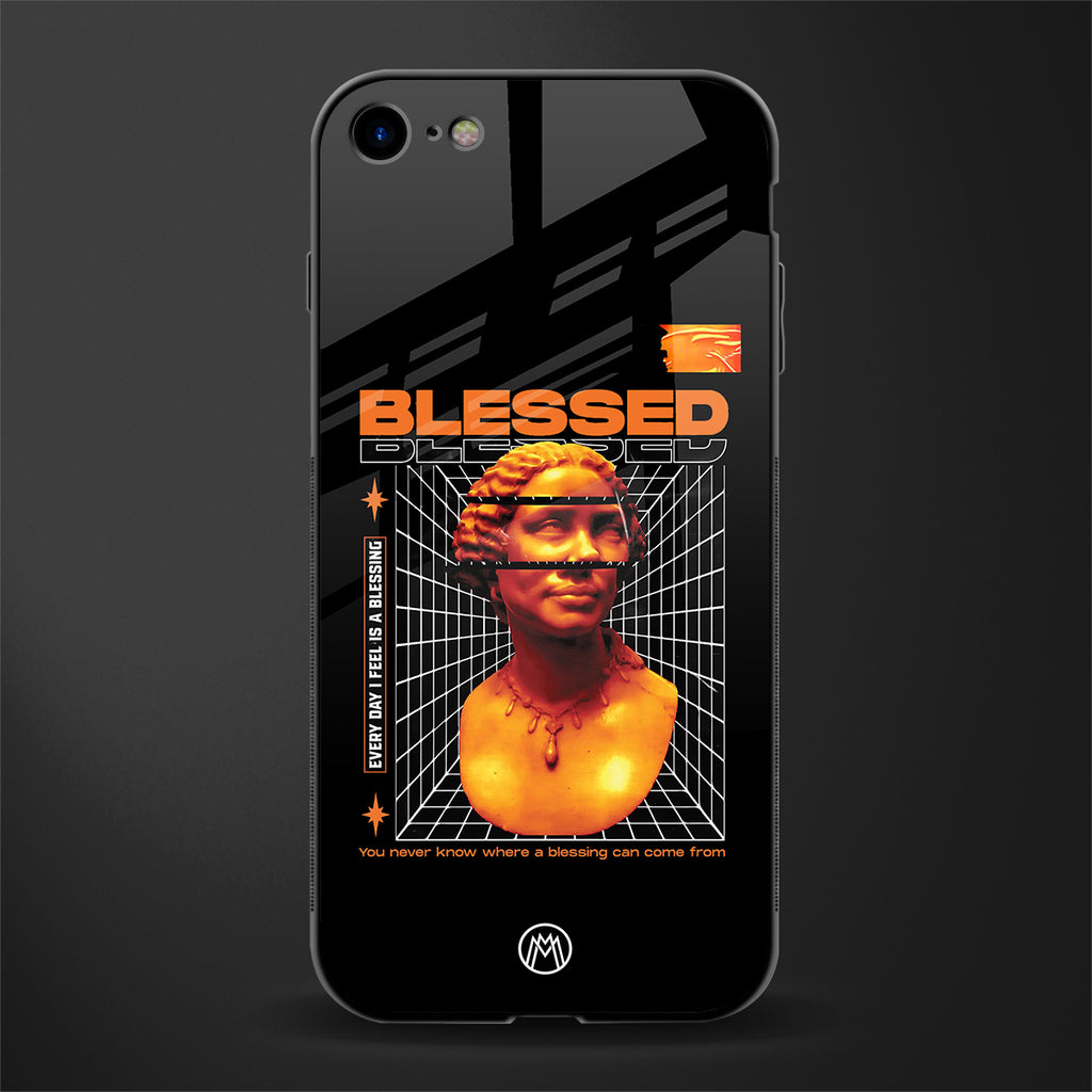 blessing glass case for iphone se 2020 image