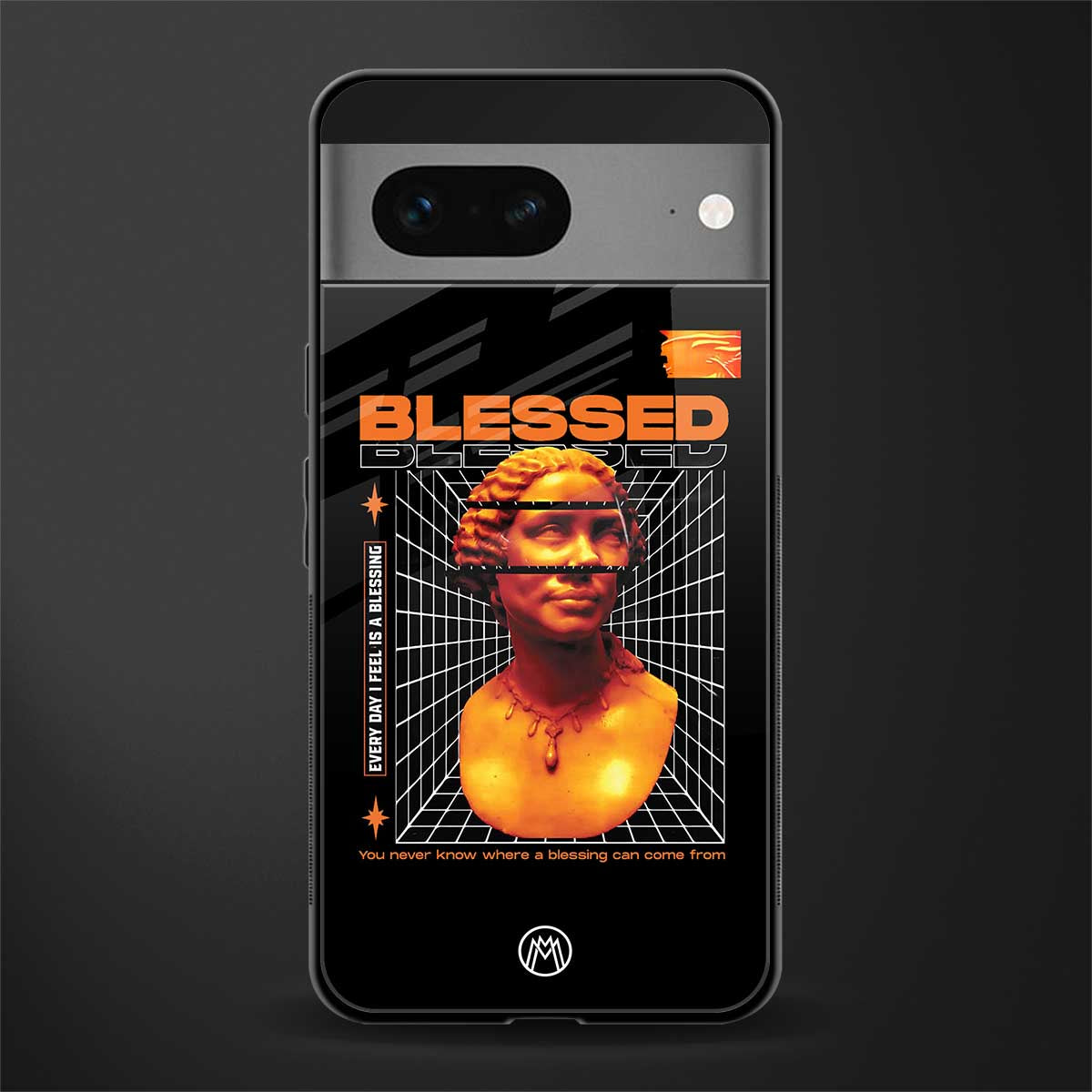 blessing back phone cover | glass case for google pixel 7