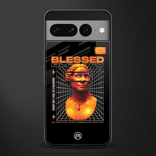 blessing back phone cover | glass case for google pixel 7 pro