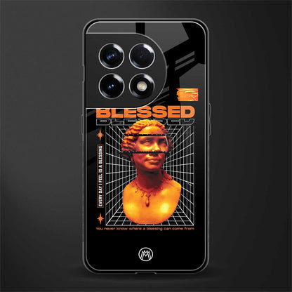 blessing back phone cover | glass case for oneplus 11r