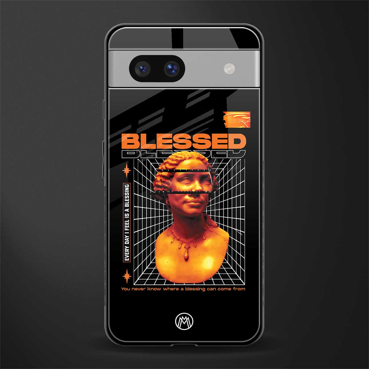 blessing back phone cover | glass case for Google Pixel 7A