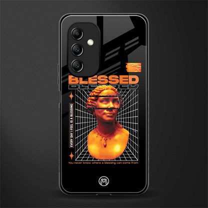 blessing back phone cover | glass case for samsung galaxy a14 5g