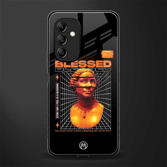 blessing back phone cover | glass case for samsung galaxy a14 5g