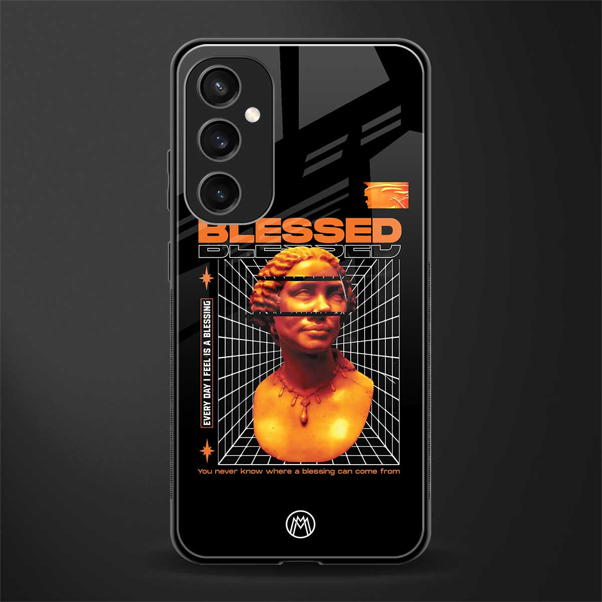 blessing back phone cover | glass case for samsung galaxy s23 fe 5g