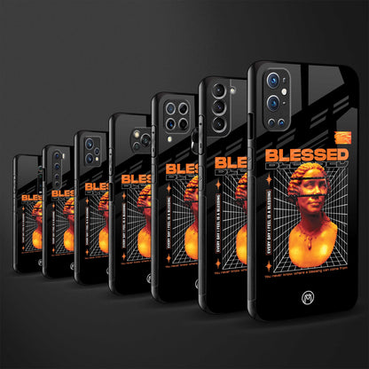 blessing back phone cover | glass case for vivo v21e 4g