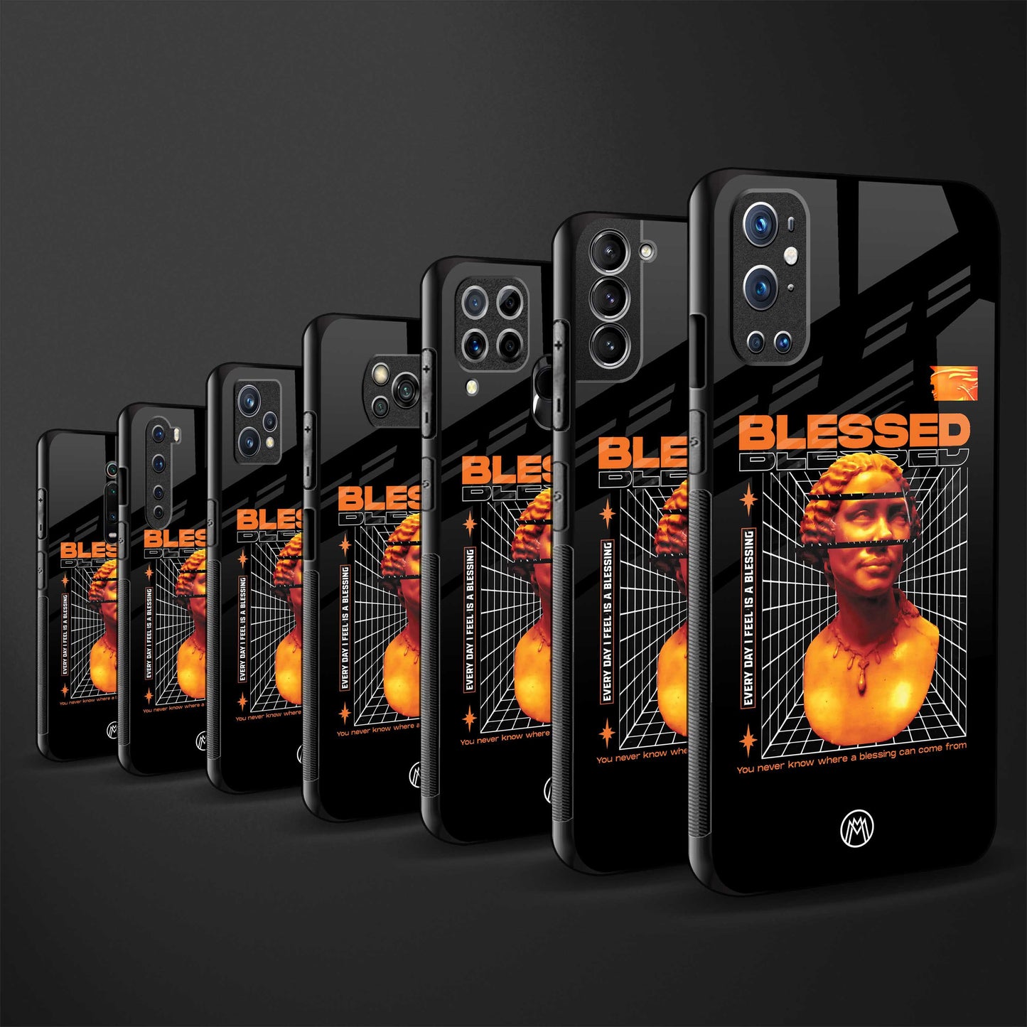 blessing back phone cover | glass case for oppo f21 pro 5g