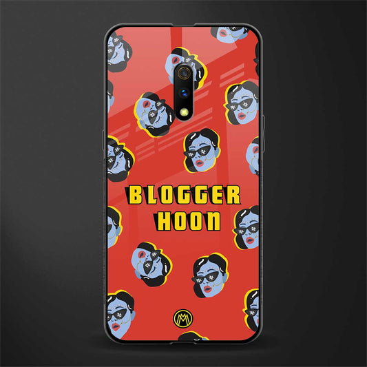 blogger hoon glass case for realme x image