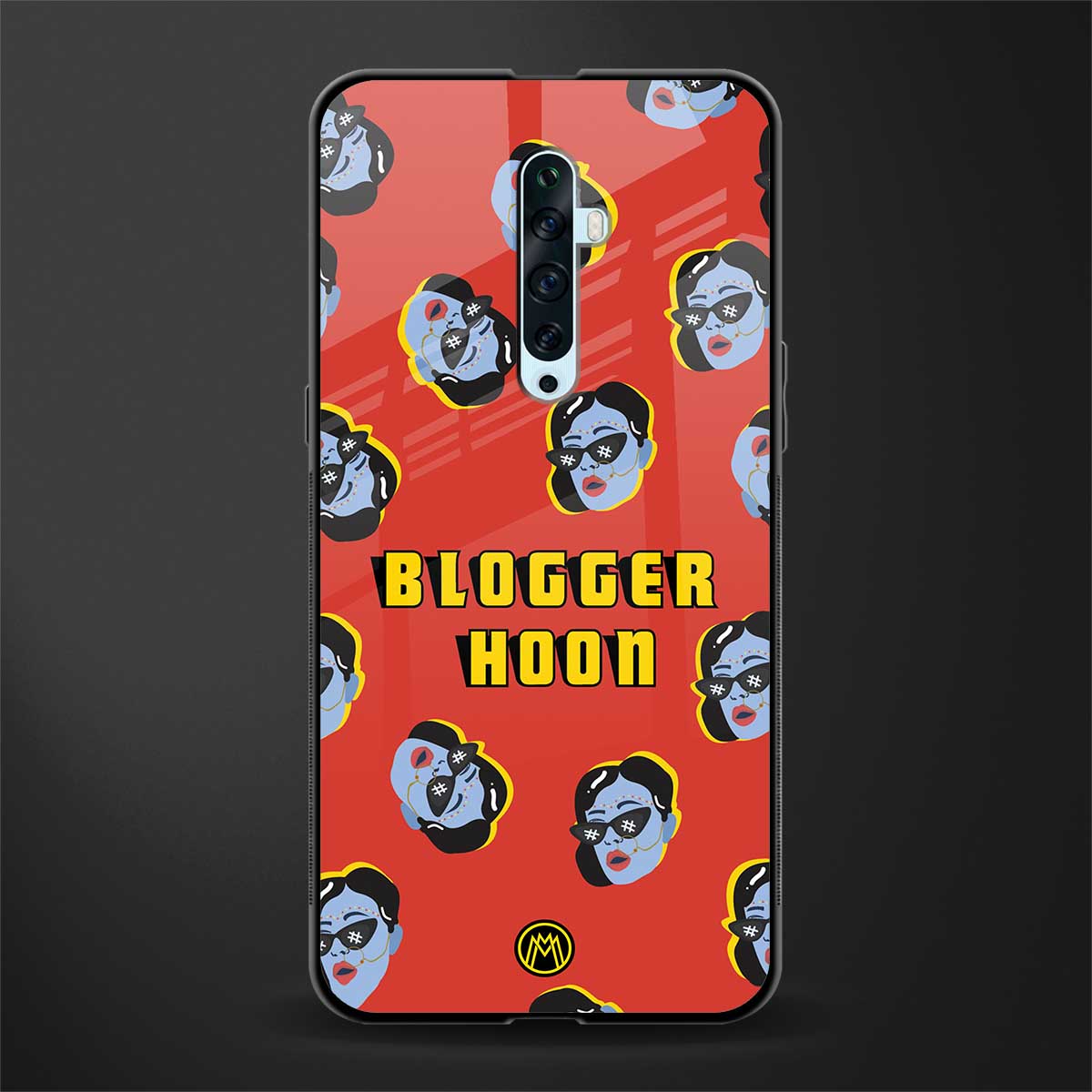 blogger hoon glass case for oppo reno 2f image