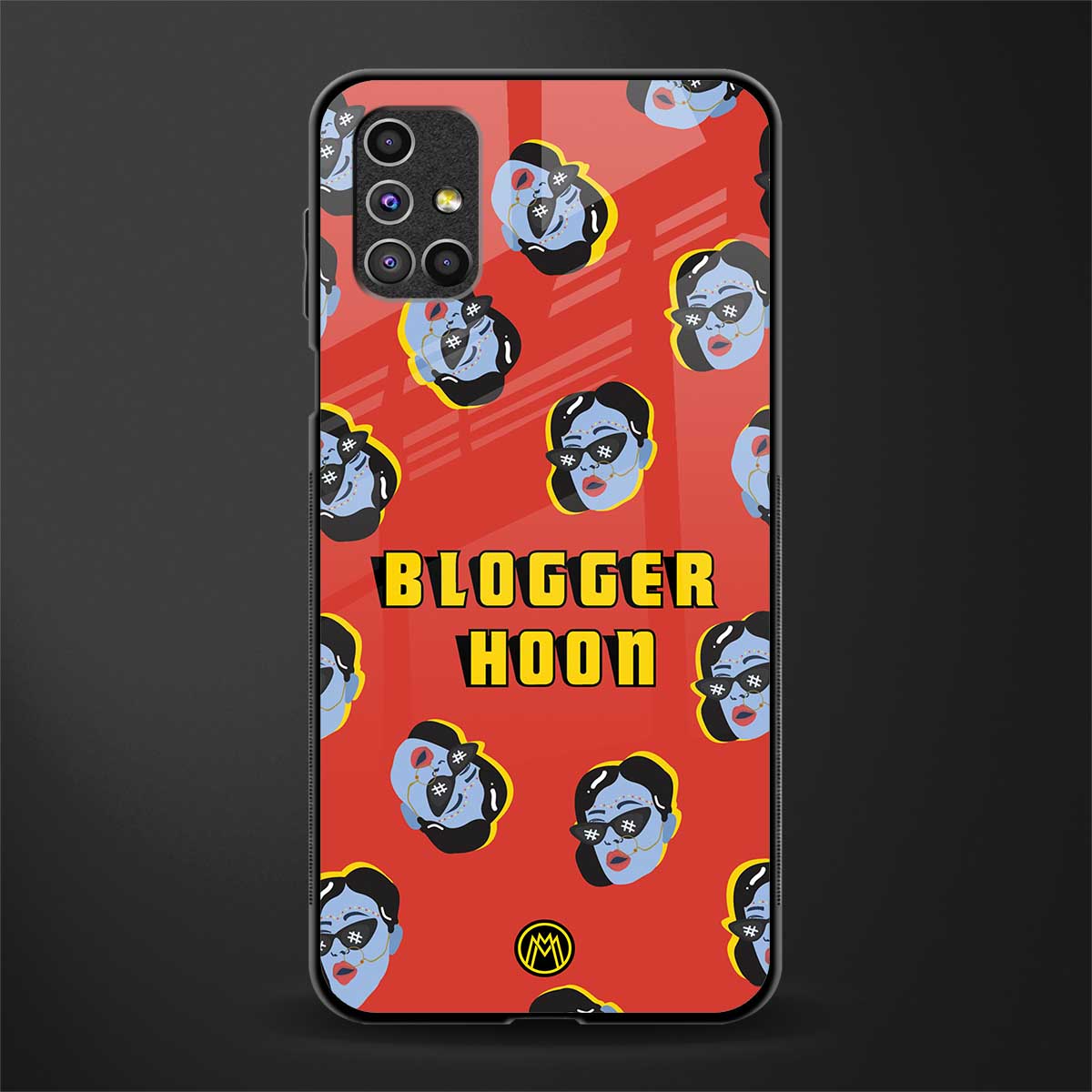 blogger hoon glass case for samsung galaxy m51 image