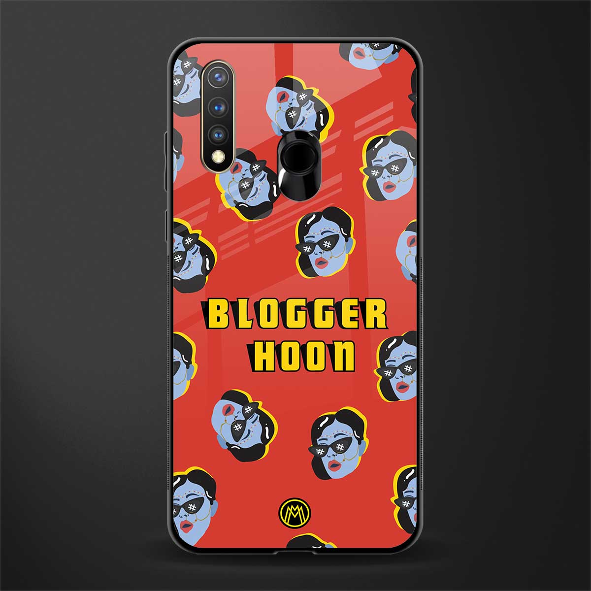 blogger hoon glass case for vivo u20 image