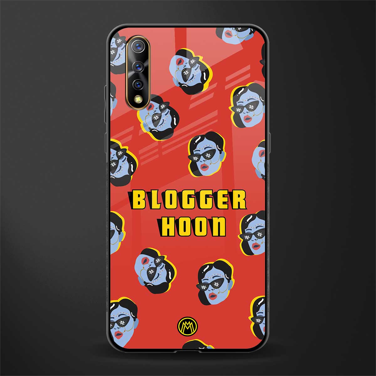 blogger hoon glass case for vivo s1 image