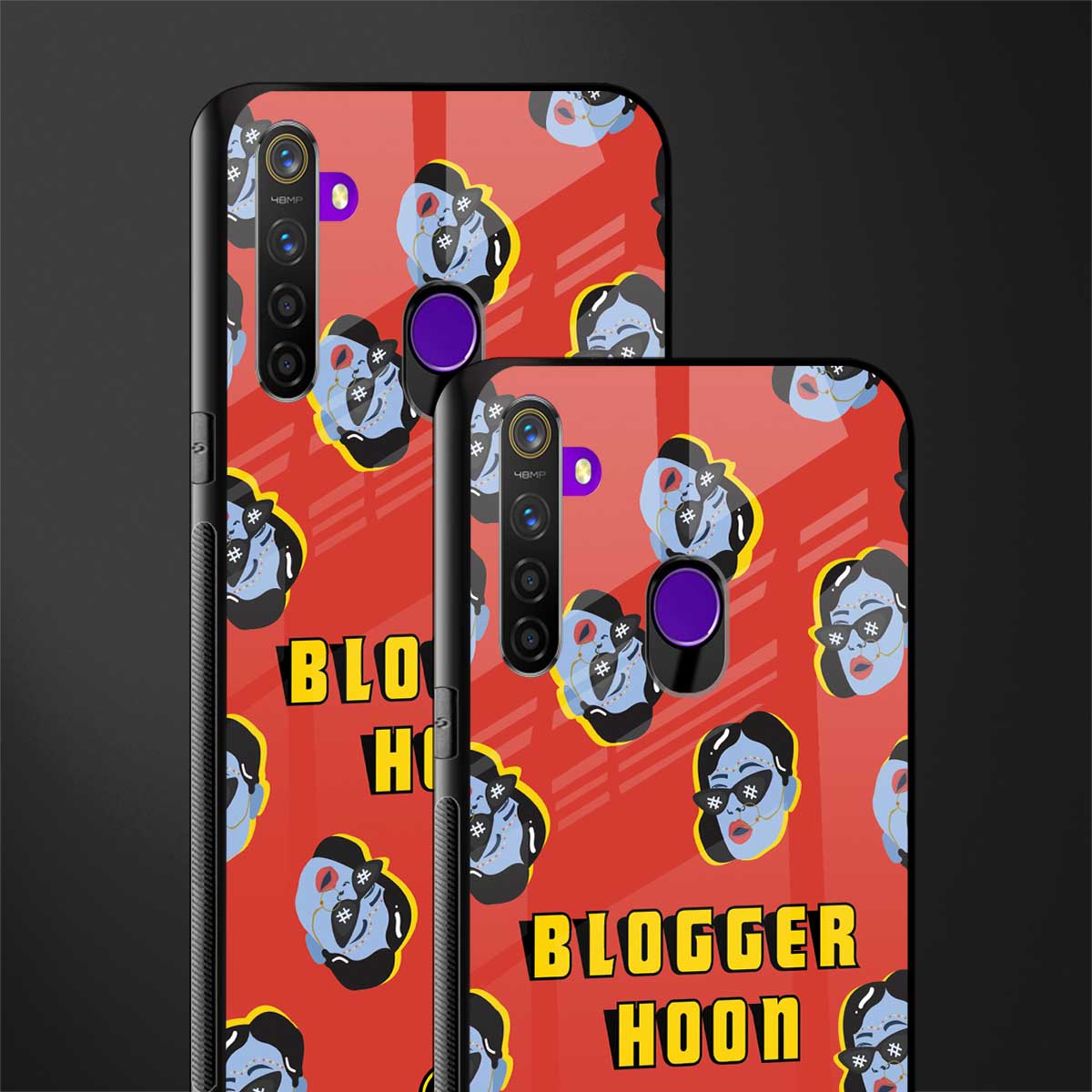 blogger hoon glass case for realme 5 pro image-2