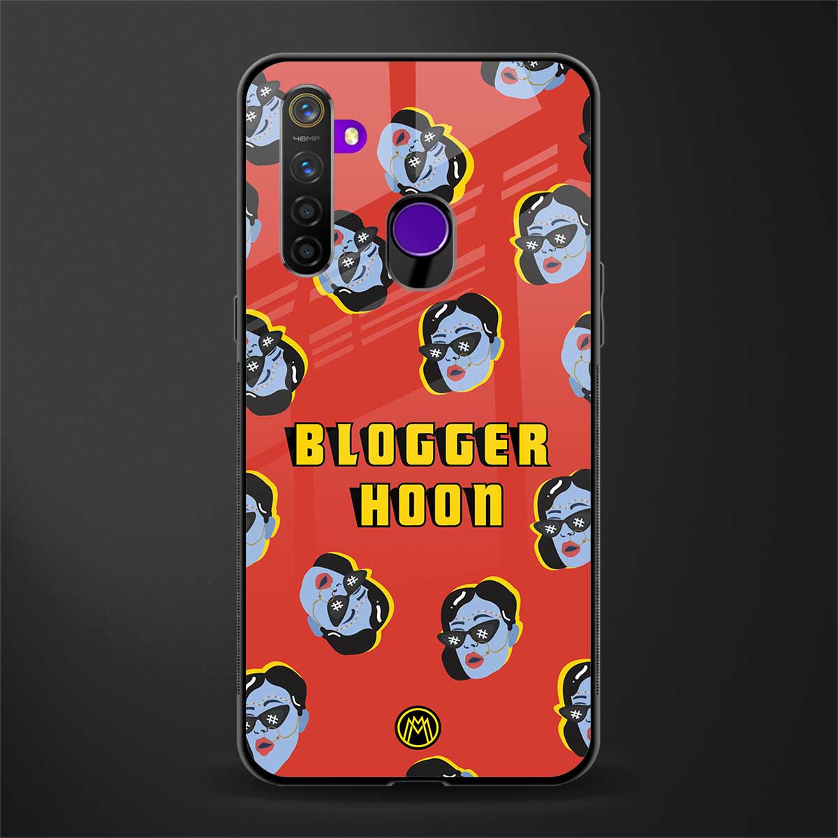 blogger hoon glass case for realme 5 pro image