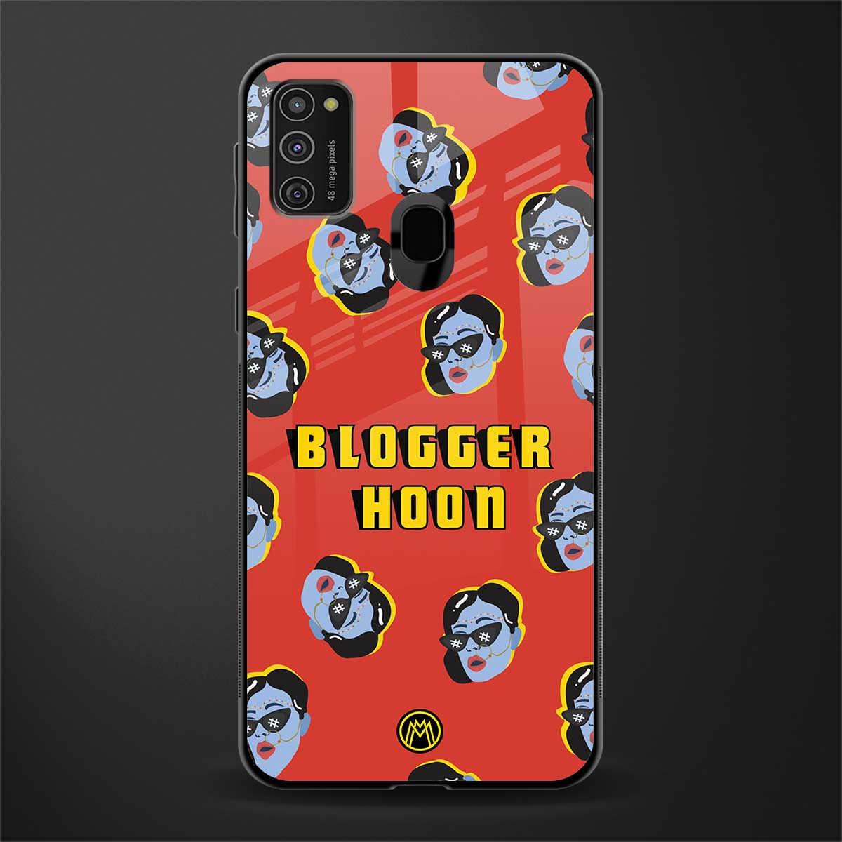 blogger hoon glass case for samsung galaxy m21 image
