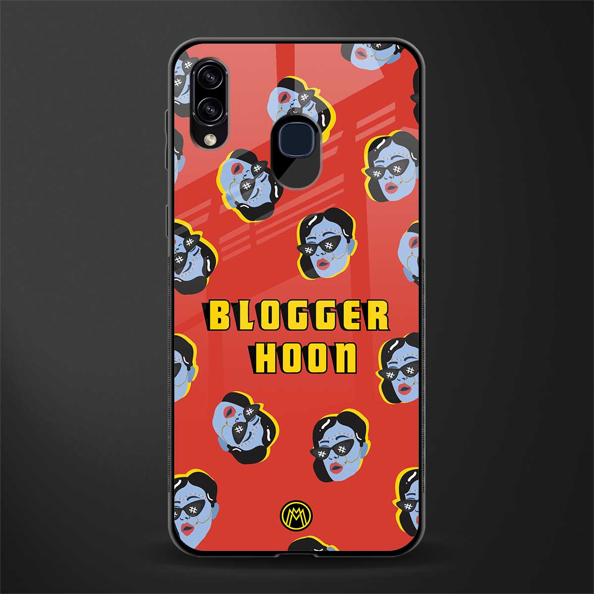 blogger hoon glass case for samsung galaxy a20 image